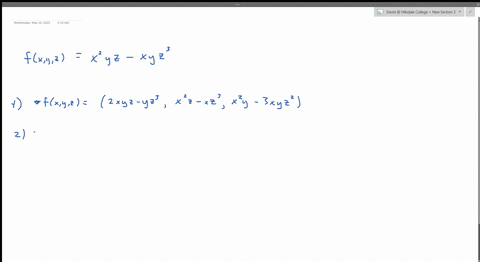 1-find-the-gradient-of-fx-yz-2-evaluate-the-gradient-at-the-point-p222-find-the-rate-of-change-of-fx-yz-at-p-in-the-direction-of-the-vector-u-0-4-5-3-5