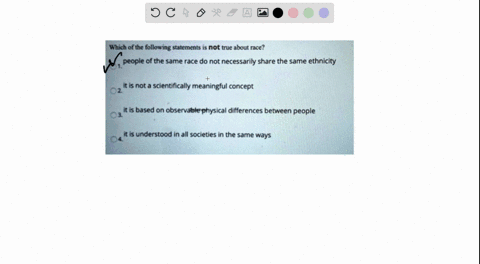 which-of-the-following-statements-is-not-true-about-race-people-of-the-same-race-do-not-necessarily-share-the-same-ethnicity-01-it-is-not-a-scientifically-meaningful-concept-it-is-based-on-o-71923