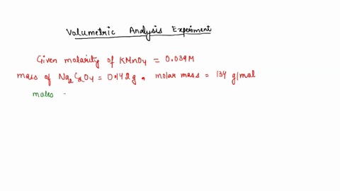 volumetric-analysis-experiment-solution-of-sodium-oxalate-na2c204-in-acidic-solution-is-titrated-with-solution-of-potassium-permanganate-kmno4-according-following-balanced-chemical-equation-70958