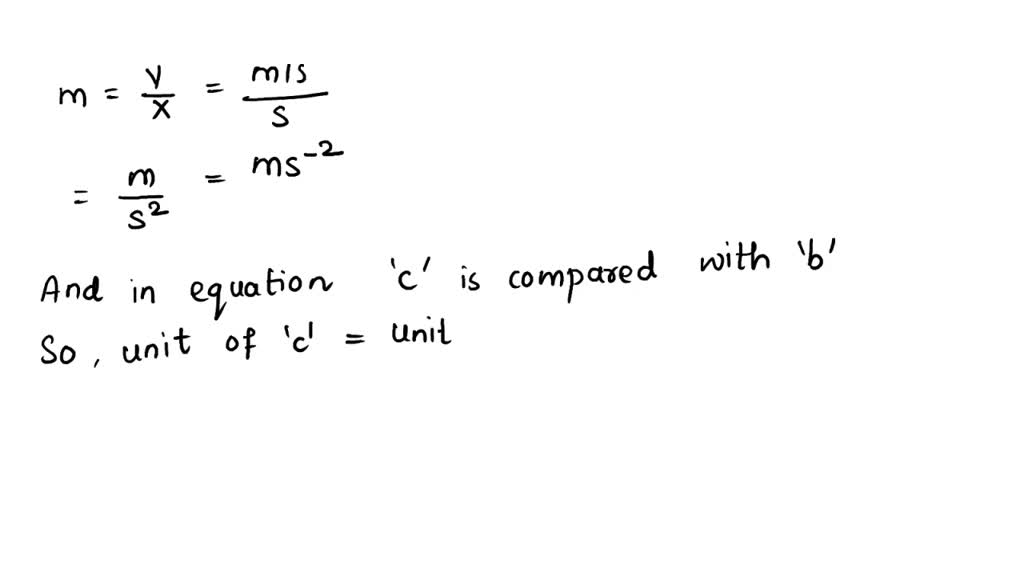 Questions What are the units of the fitting parameters m and b2