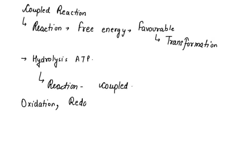 SOLVED In coupled reactions, how does moving electrons influence hydrogen?