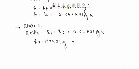 1-determine-the-efficiency-of-a-rankine-cycle-using-steam-as-the-working-fluid-in-which-the-condenser-pressure-is-10-kpa-the-boiler-pressure-is-2-mpa-the-steam-leaves-the-boiler-as-saturated-58392