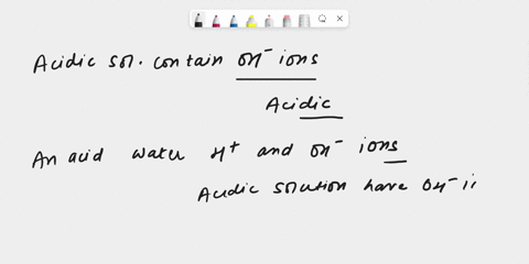 do-acidic-solutions-also-have-oh-ions-if-yes-then-why-are-these-acidic-89339