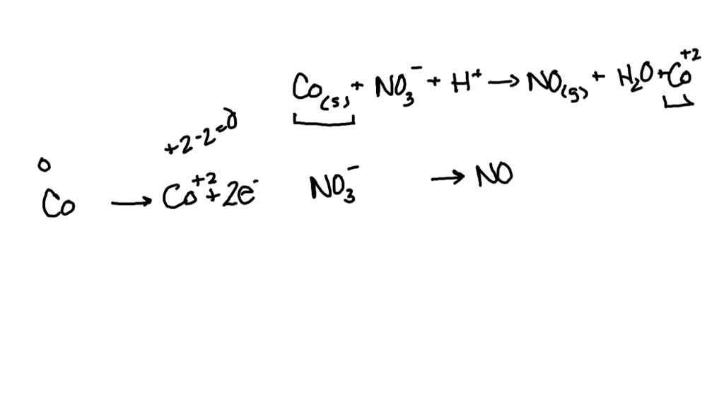 SOLVED: Balance this reaction. How many electrons are transferred? Co(s ...