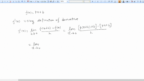 find-the-derivative-of-the-function-using-the-definition-of-derivative-fx-px-b-fx-state-the-domain-of-the-function-enter-your-answer-using-interval-notation-state-the-domain-of-its-derivativ-71897