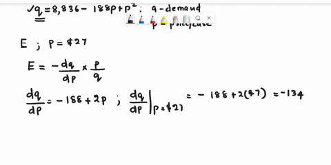 the-consumer-demand-equation-for-tissues-is-given-by-q-8836-188-p2-_-where-is-the-price-per-case-of-tissues-and-q-is-the-demand-in-weekly-sales-determine-the-price-elasticity-of-demand-e-whe-32441