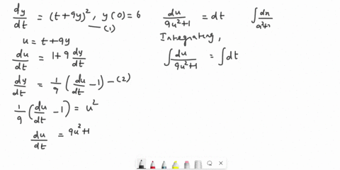 solve-the-separable-differential-equation-for-y-by-making-the-substitution-u-t-9y-dy-t-9y-use-thc-following-initial-condition-y0-note-use-arctanx-for-the-inverse-tangent-function-prcvicw-45065