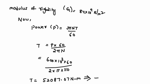 ouiz-a-hollow-shaft-is-required-to-transmit-600-kw-at-110-rpm-the-maximum-torque-being-20-greater-than-the-mean-the-shear-stress-is-not-to-exceed-63-mpa-and-twist-in-a-length-of-meters-not-t-37527
