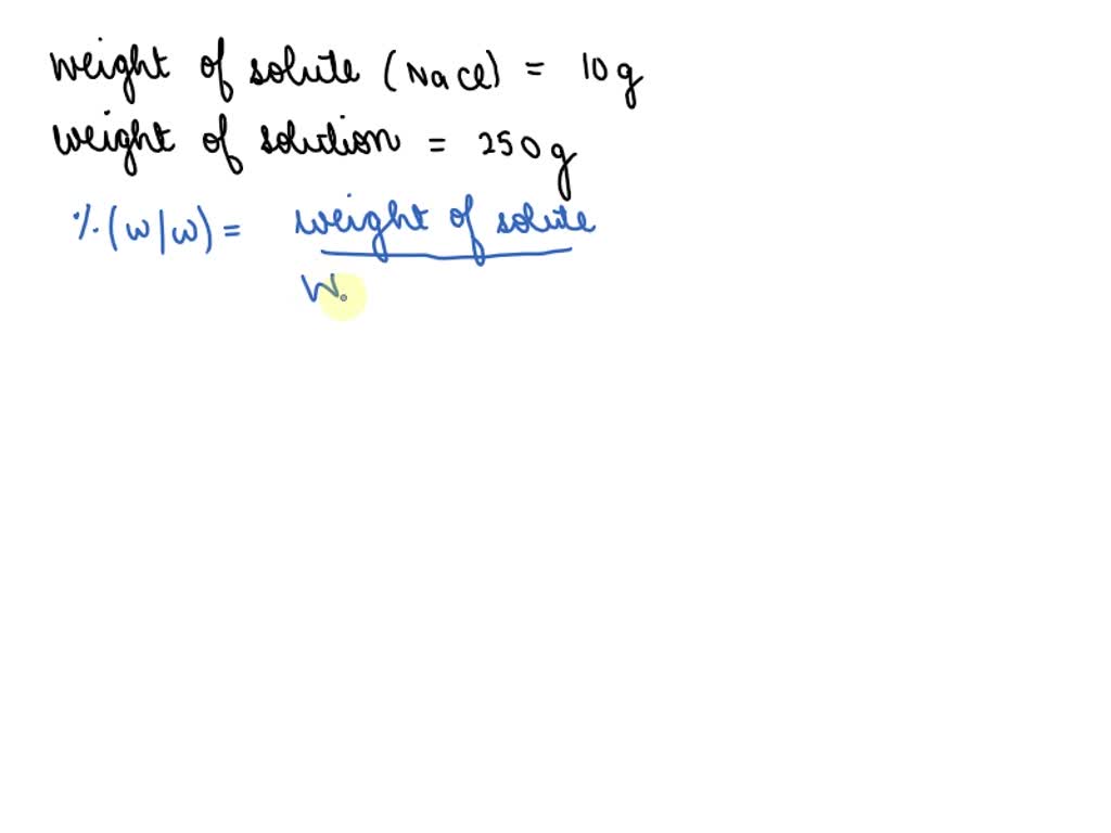 VIDEO solution: Given the amount of solute and solvent, calculate the ...