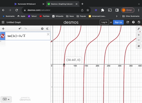 use-your-graphing-calculator-to-find-all-degree-solutions-in-the-interval-0-x-360-for-the-following-equation-enter-your-answers-as-a-comma-separated-list-tan-2x-33-x-43578