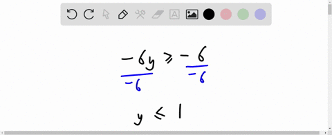 solve-each-inequality-write-the-solution-set-in-interval-notation-and-graph-it-6-y-geq-6-74796