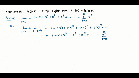 use-a-taylor-series-to-approximate-in12-to-three-decimal-places-let-flx-in1-x-and-evaluate-your-taylor-series-for-x-02-84266