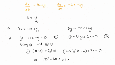 find-the-general-solution-of-the-given-system-dxdt-4x-y-dydt-2x-2y-61074