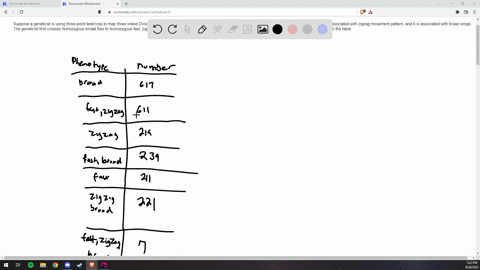 suppose-a-geneticist-is-using-three-point-testcross-to-map-three-linked-drosophila-recessive-mutations-called-f-2-and-b-where-f-is-associated-with-abnormally-fast-movement-2-is-associated-wi-19477