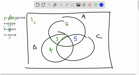 1opt-draw-venn-diagram-to-represent-the-following-sets-u-123456789-a-2356-b-3467-c-5678-then-shade-in-the-following-a-buc-40285