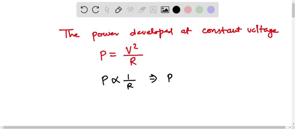 SOLVED: In order to double the power dissipated in the resistor R ...