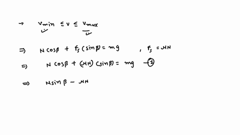 uniform-circular-motion-a-car-of-mass-m-undergoes-circular-turn-of-radius-r-which-is-banked-at-a-angle-0-with-respect-to-the-ground-assume-that-there-is-friction-between-the-wheels-and-the-r-76736