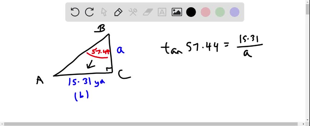 Solved This Problem Refers To Right Triangle Abc With C 90Â° Begin The Problem By Drawing A 2703