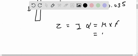 a-one-dimensional-rod-no-width-to-consider-of-mass-m-32-kg-and-length-l-18-m-is-nailed-to-a-wall-at-one-end-having-a-moment-of-inertia-of-i-0035kgm2-about-that-axis-the-rod-is-free-to-pivot-47803