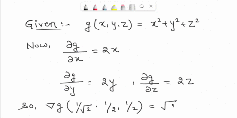 consider-the-function-gr9-2u-the-level-set-5-9-1-ry-er-9rv-4-is-the-unit-sphere-in-r-centeredl-at-the-origin-the-point-7r-lives-oh-this-sphere-use-the-gradient-vg-to-give-the-equation-of-the-17563