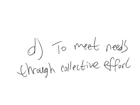 which-of-the-following-is-the-main-purpose-of-a-human-community-a-to-preserve-culture-and-language-b-to-make-and-follow-rules-through-political-process-c-to-analyze-group-behavior-through-observation