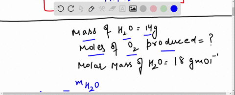 how-many-moles-of-o2-are-produced-in-140-grams-of-h2o-52096