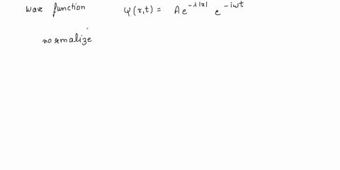 the-wave-function-is-given-as-yx-t-ae-xe-iwt-where-a-1-and-o-are-real-constants-a-normalize-y-b-find-the-expectation-values-of-x-and-x2-c-find-the-standard-deviation-of-x-and-sketch-y2-marki-41365