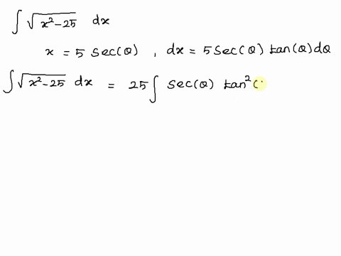 point-consider-the-integral-which-of-the-following-integration-techniques-is-the-best-mothod-to-simplify-the-integral-a-inlogration-by-parts-with-25-and-du-dx-b-trigonometric-substitution-wi-95394