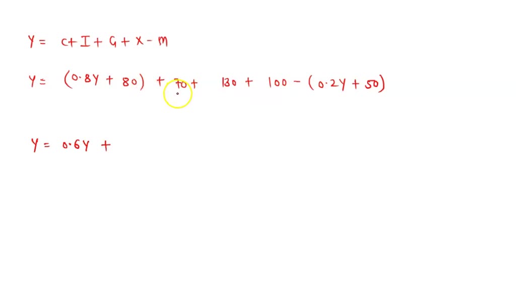 ⏩SOLVED:An open economy is in equilibrium when Y=C+I+G+X-M where …