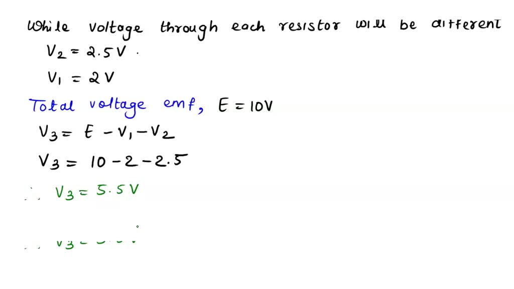 Voltmeter Sensitivity Example SOLVED:Two 8.0 kΩ resistors are connected in series across an ideal EMF ...