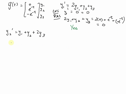 point-this-is-the-second-part-of-a-two-part-problem-show-that-solution-to-the-system-of-linear-homogeneous-differential-equations-2y1-y2-y3-y1-y2-2y3-y1-2y2-y3-yz-y3-a-find-the-value-of-each-98747