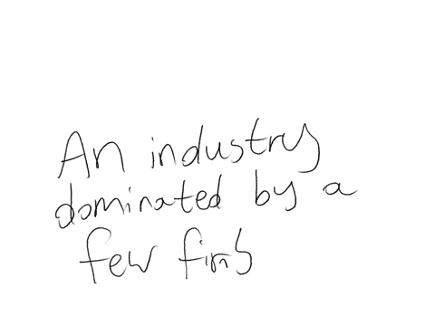 which-of-the-following-describes-an-oligopoly-1-all-of-these-2-an-industry-in-which-firms-are-price-takers-3-an-industry-with-a-perfectly-elastic-supply-curve-4-none-of-these-5-an-industry-in-which-fi
