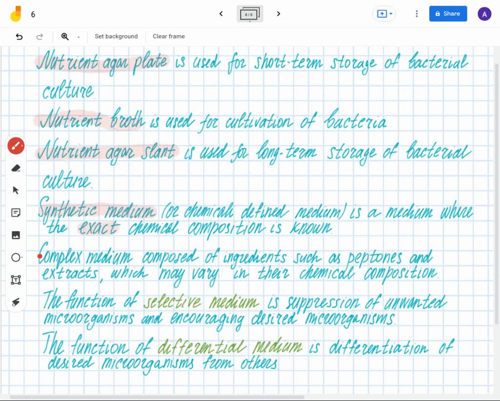 Which Of The Following Describe Selective Media SOLVED: Justify the use of each of the following: anaerobic techniques
