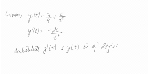 2-solutions-to-differential-equations-21-solution-verification-show-that-yt-is-the-solution-to-2tv-4y-3-verify-that-the-given-fuuction-is-a-solution-to-the-correspouding-differ-ential-equati-66796