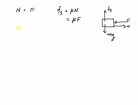 a-16-kg-book-is-pressed-against-a-wall-with-a-perpendicular-force-the-coefficient-of-friction-is-025-what-minimum-force-must-be-applied-to-the-book-so-that-is-doesnt-slide-down-the-wall-69579