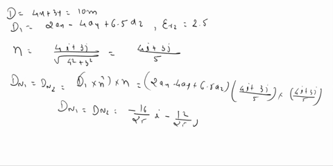538-a-dielectric-interface-is-defined-by-4x-3y-10-m-the-region-including-the-origin-is-free-spacewhere-d2a-4a65ancm2in-the-other-region25find-d-and-the-angle-that-dmakes-with-the-normal-84916