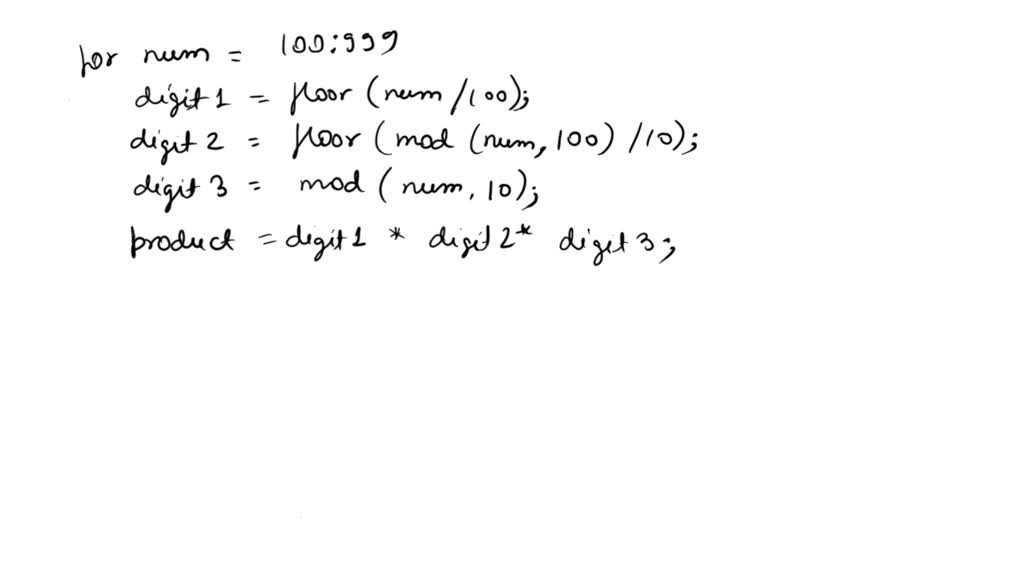 SOLVED: Write a MATLAB code that takes a 6-digit number as input ...