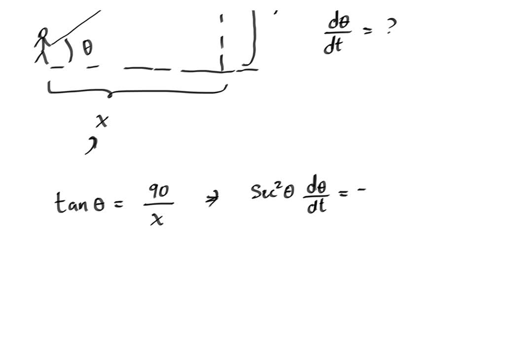 SOLVED a kite flying 90 feet above the ground and is moving away
