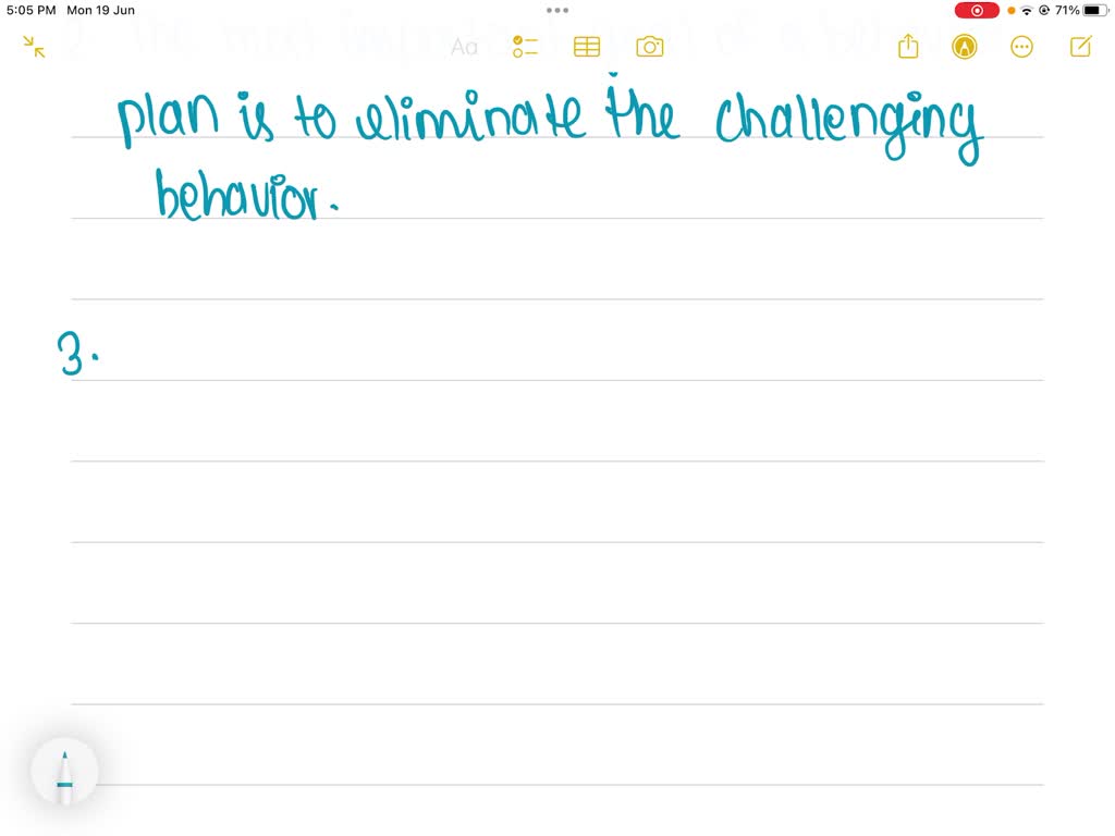SOLVED: 1. Which of the following is an example of disruptive behavior ...