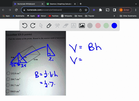 question-13-5-points-find-the-volume-of-the-prism-round-t0-the-nearest-tenth-if-necessary-6-cm-6-cm-12-cm-7-cm-2520-cm-2047-cm-3-2917-cm3-5040-cm3-32265