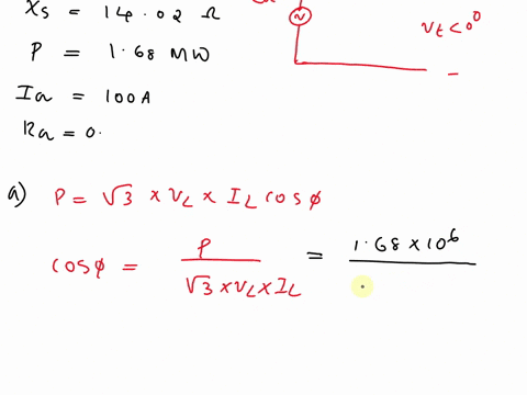 question-6-non-salient-pole-three-phase-y-connected-synchronous-generator-with-synchronous-reactance-of-x-1402-delivers-active-power-p-168-mw-to-the-power-system-at-inductive-power-factor_-t-77962