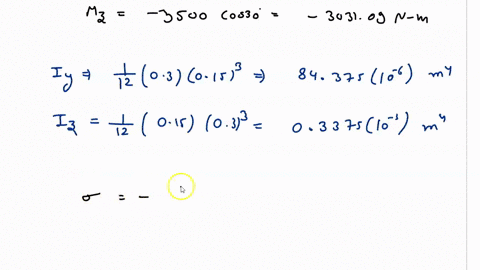 the-beam-has-a-rectangular-cross-section-if-it-is-subjected-to-a-bending-moment-of-m3500-mathrmn-cdo-46912