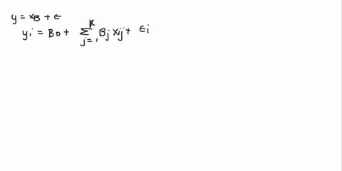 show-that-for-the-simple-regression-model-the-hat-diagonal-is-given-by-hij-e-x-consider-the-multiple-regression-model-y-xb-where-y-and-are-n-x-1-x-is-fixed-n-x-k-matrix-and-b-isak-x-matrix-o-34793