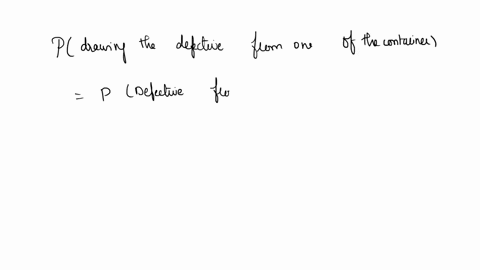 container-1-has-8-items-3-of-which-are-defective-container-2-has-5-items-2-of-which-are-defective-if-one-item-is-drawn-from-each-container-what-is-the-probability-that-one-of-the-items-is-de-69251