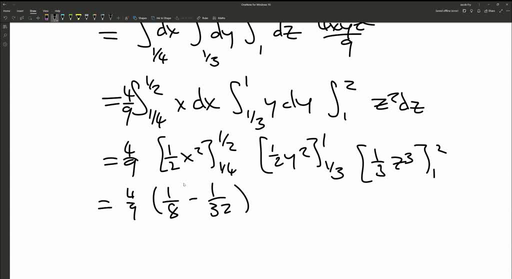 Solved The Joint Probability Density Function Of The Random Variables X Y And Z Is F X Y Z 4xyz 2 9 0 X Y 1 0 Z 3