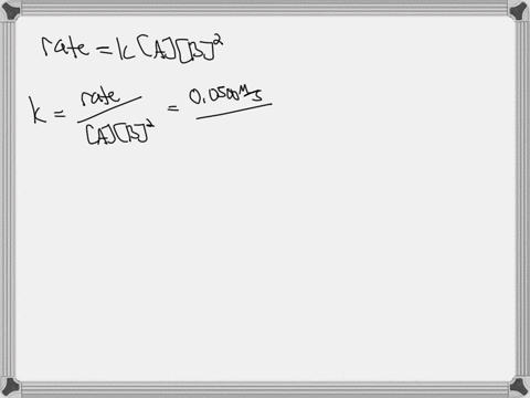 it-was-found-that-for-the-reaction-a-2-b-v-c-the-rate-law-is-rate-kab-_-at-the-initial-concentrations-ajo-0200-m-and-bjo-0100-m-the-initial-rate-is-00500-ms_-what-would-be-the-initial-rate-i-87404
