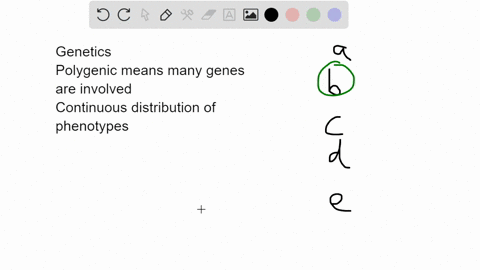 a-multiple-alleles-b-polygenic-trait-c-pleiotropic-gene-d-incomplete-dominance-e-epistatic-interac-5-85385