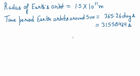 calculate-the-centripetal-acceleration-of-the-earth-in-its-orbit-around-the-sun-and-the-net-force-ex-28868