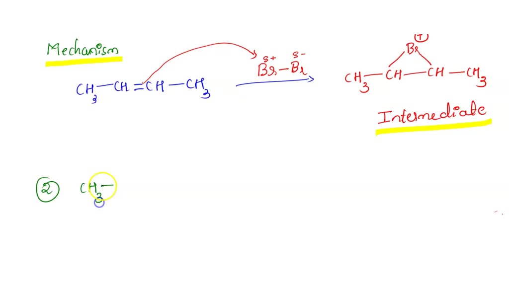 SOLVED: Alkenes: Draw the intemediate bromonium ion Part A Draw the ...