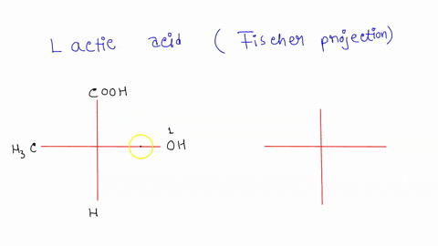 draw-the-fischer-projection-of-both-enantiomers-of-lactic-acid-ch3-choh-cooh-label-them-as-r-and-s-93374